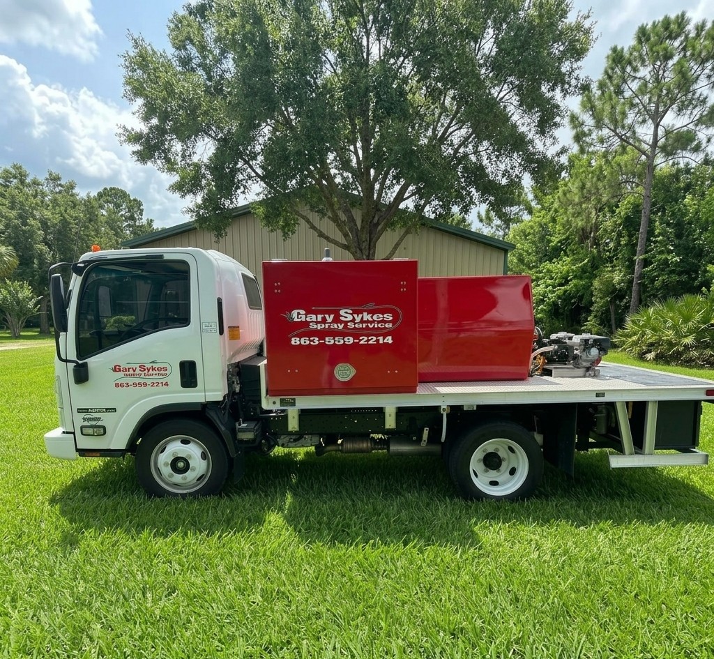 Gary Sykes Spray Service truck